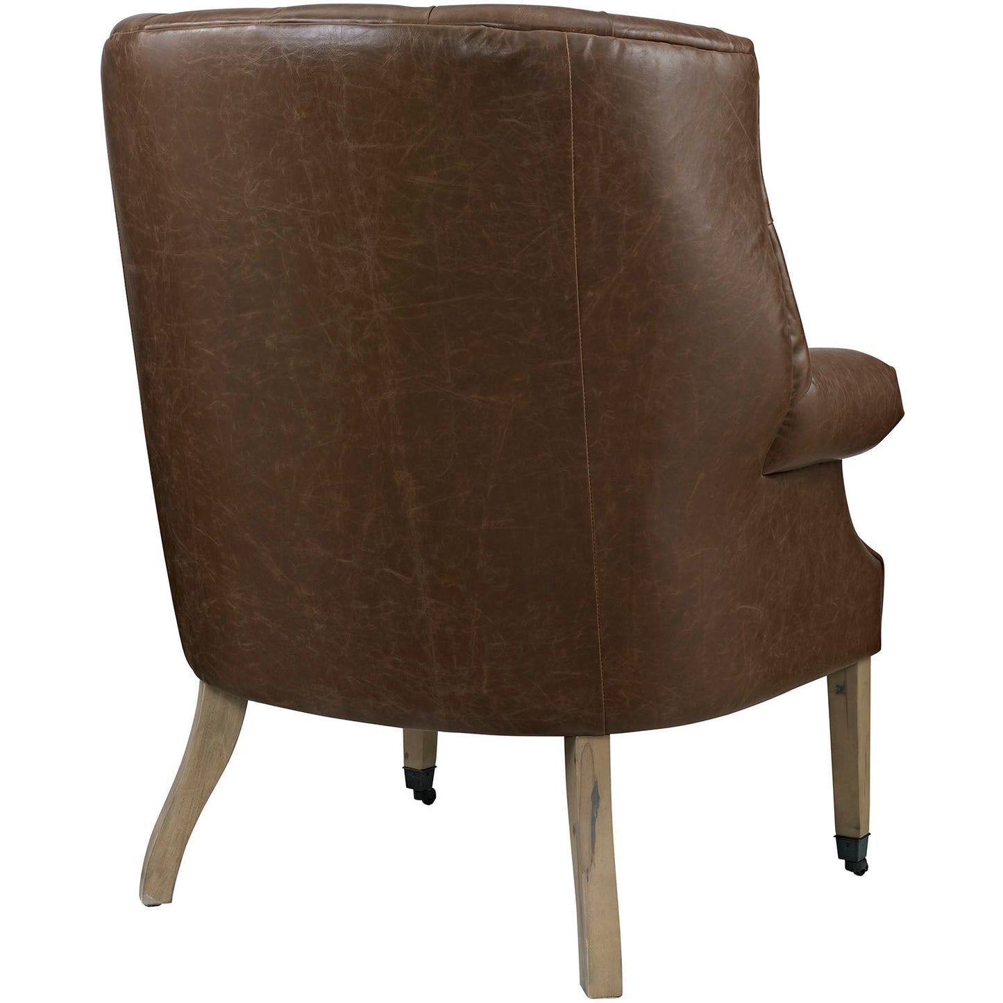 Chart Upholstered Vinyl Lounge Chair By Modway - EEI-2147 | Lounge Chairs - 4