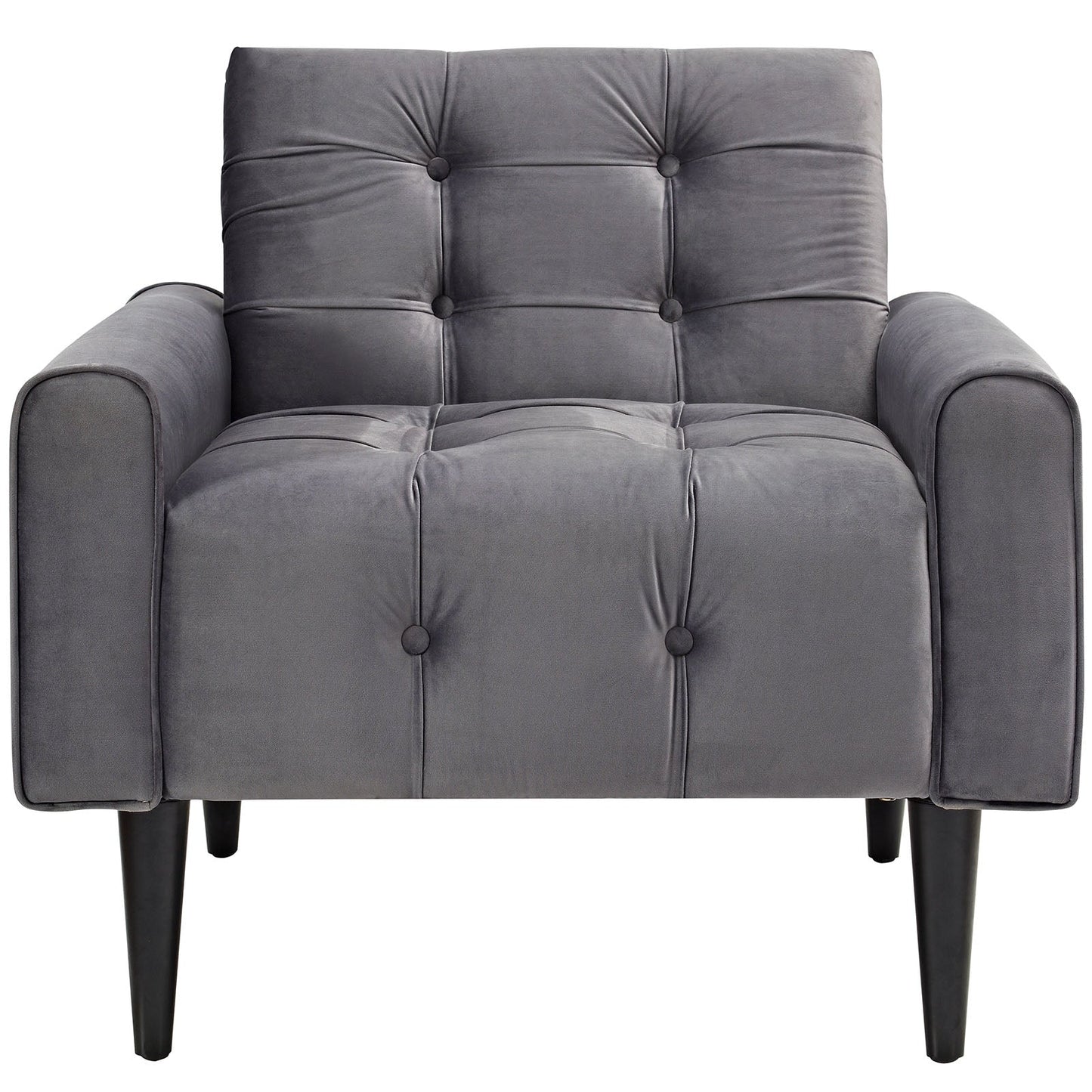 Delve Performance Velvet Armchair By Modway - EEI-2326 | Armchairs - 5