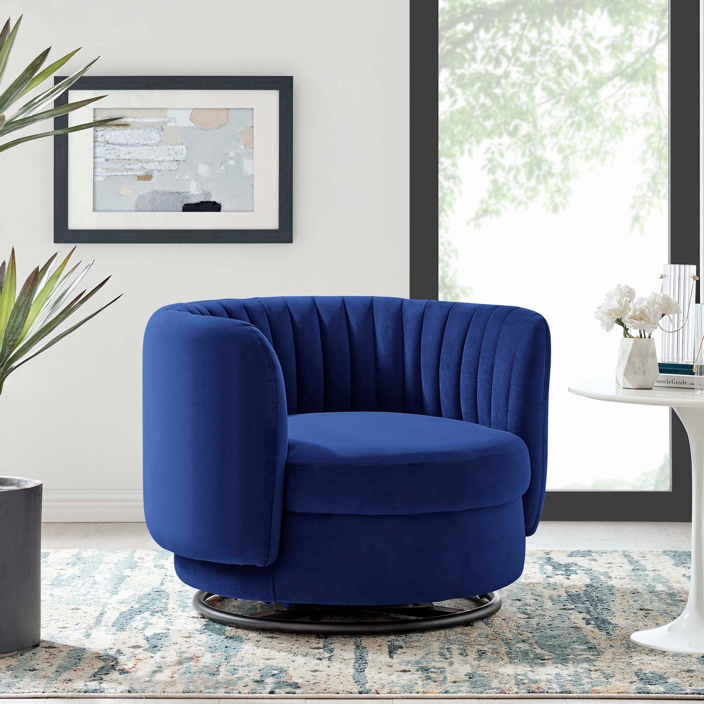 Embrace Tufted Performance Velvet Performance Velvet Swivel Chair By Modway | Armchairs |