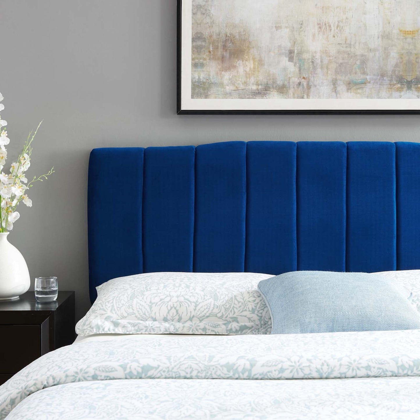 Camilla Channel Tufted King/California King Performance Velvet Headboard By Modway - MOD-6183 | Headboards - 21