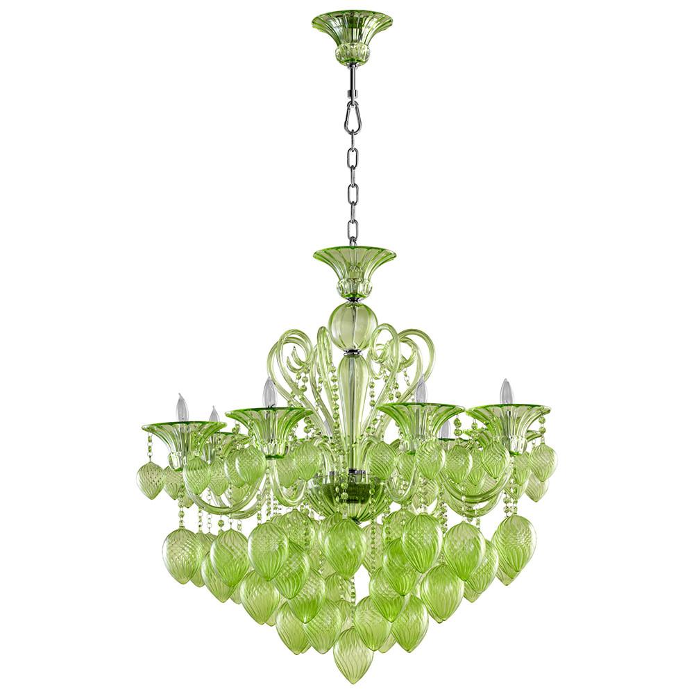 Cyan Design Bella Vetro Eight Light Chandelier