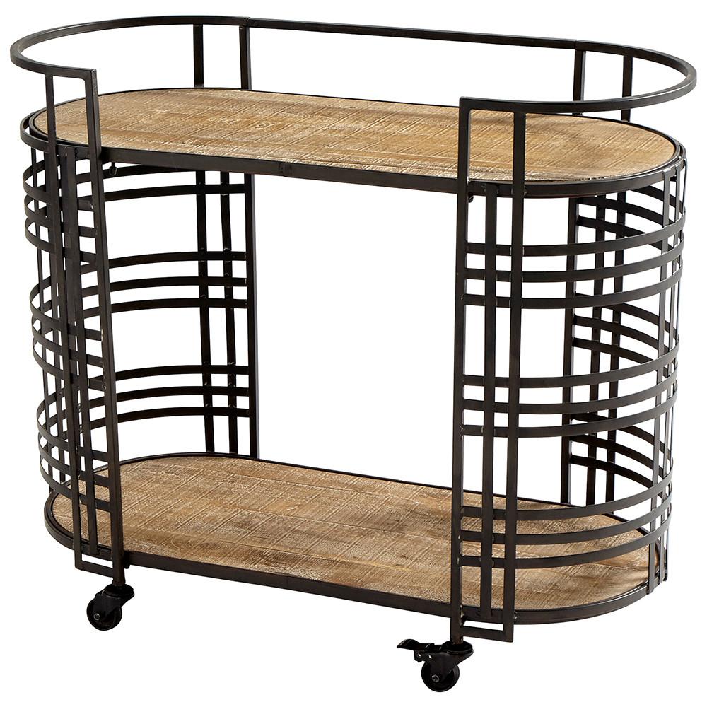 Cyan Design Banded About Bar Cart
