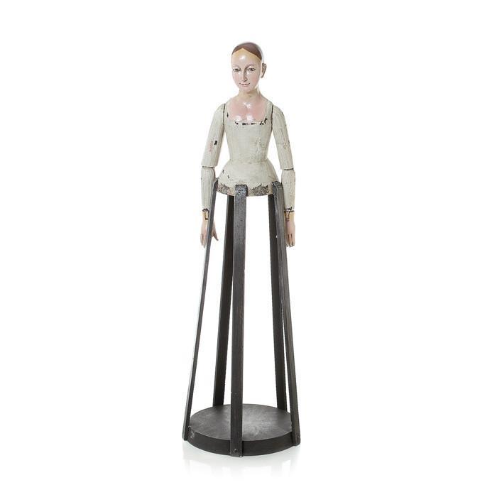 Small Vintage Painted Lady Form by GO Home