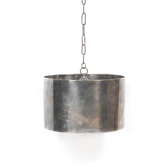 Industrial Steel Drum Pendant Fixture by GO Home