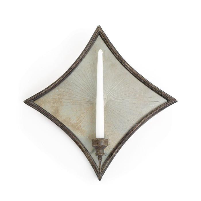 Diamond Mirrored Sconce by GO Home