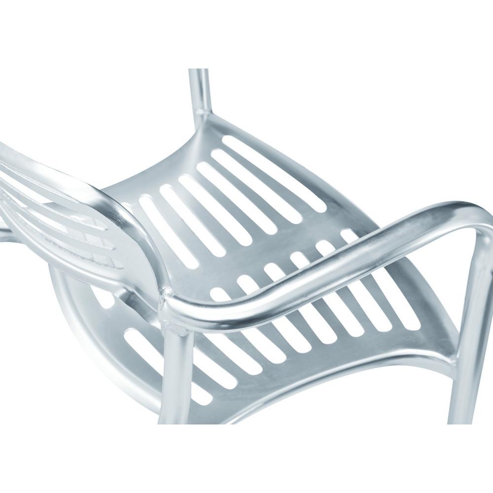 Fine Mod Imports Aluminum Dining Chair
