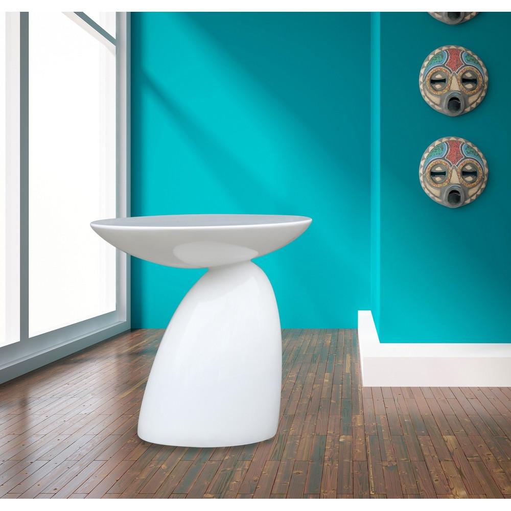 Fine Mod Imports Oval End Side Table