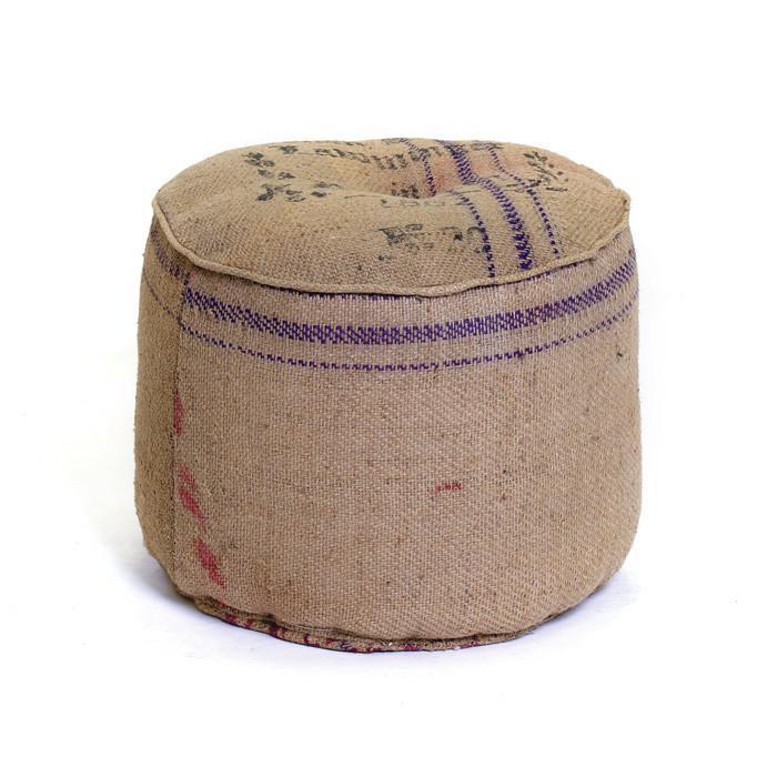 Vintage Sack Ottoman by GO Home