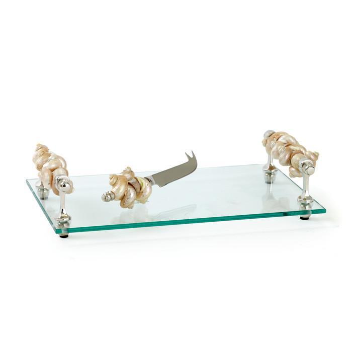 Seaside Tray And Knife Set by GO Home