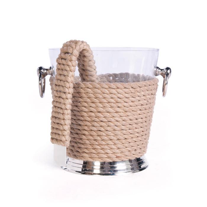 Coastal Ice Bucket And Tongs by GO Home