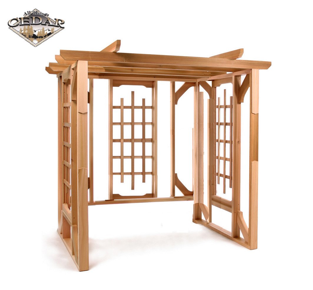 All Things Cedar Cedar Pergola - (stand alone)