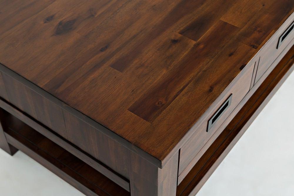 Jofran Coolidge Corner Three Drawer Cocktail Table