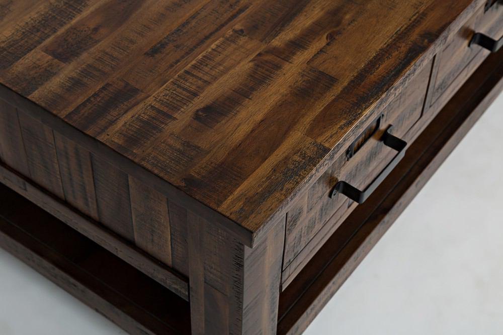 Jofran Cannon Valley Three Drawer Cocktail Table