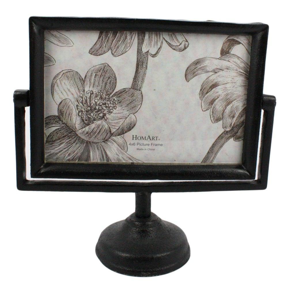 HomArt Heirloom Picture Frame - Black - 4x6 - Horiz - Set of 2