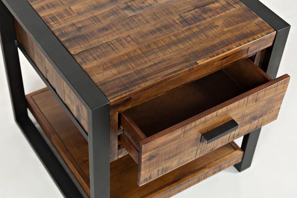 Jofran Loftworks End Table With Drawer