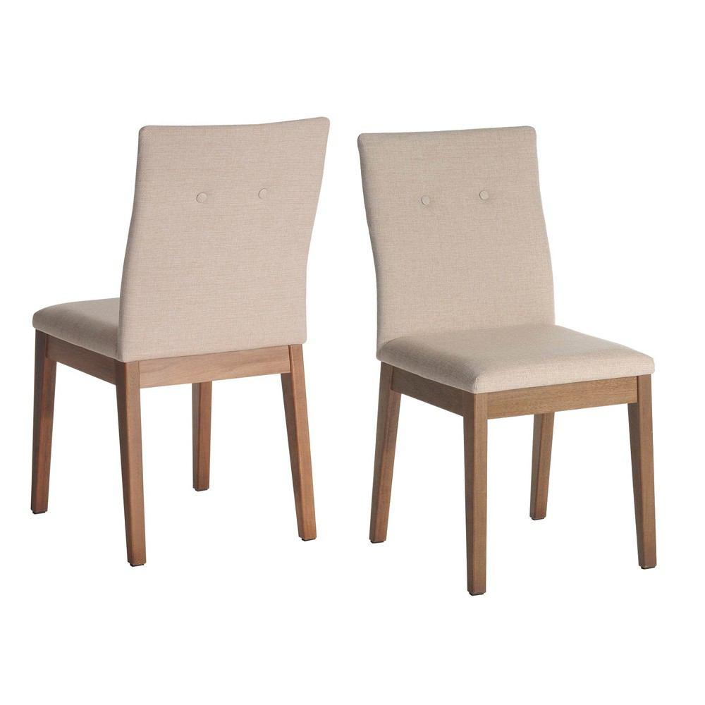 Manhattan Comfort 5-Piece Utopia 47.24" and Leroy Dining Set with 4 Dining Chairs