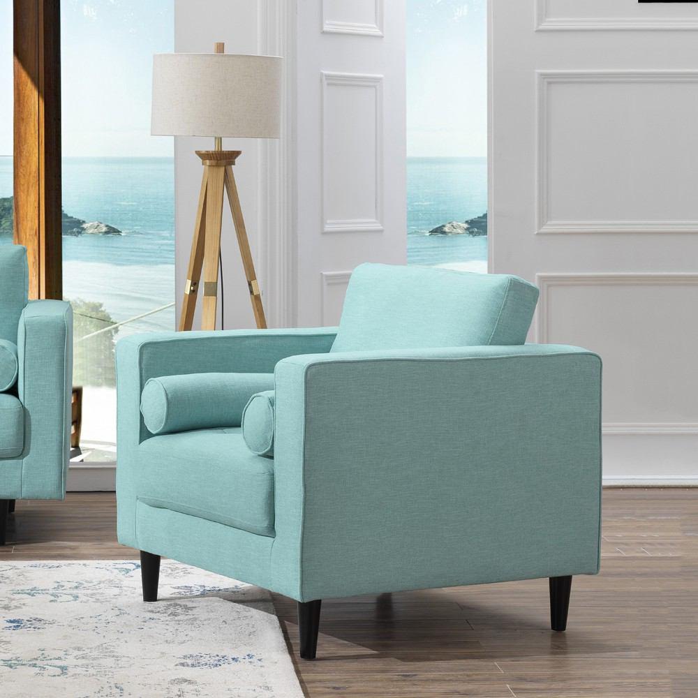 Manhattan Comfort Arthur 2-Piece Tweed Armchairs