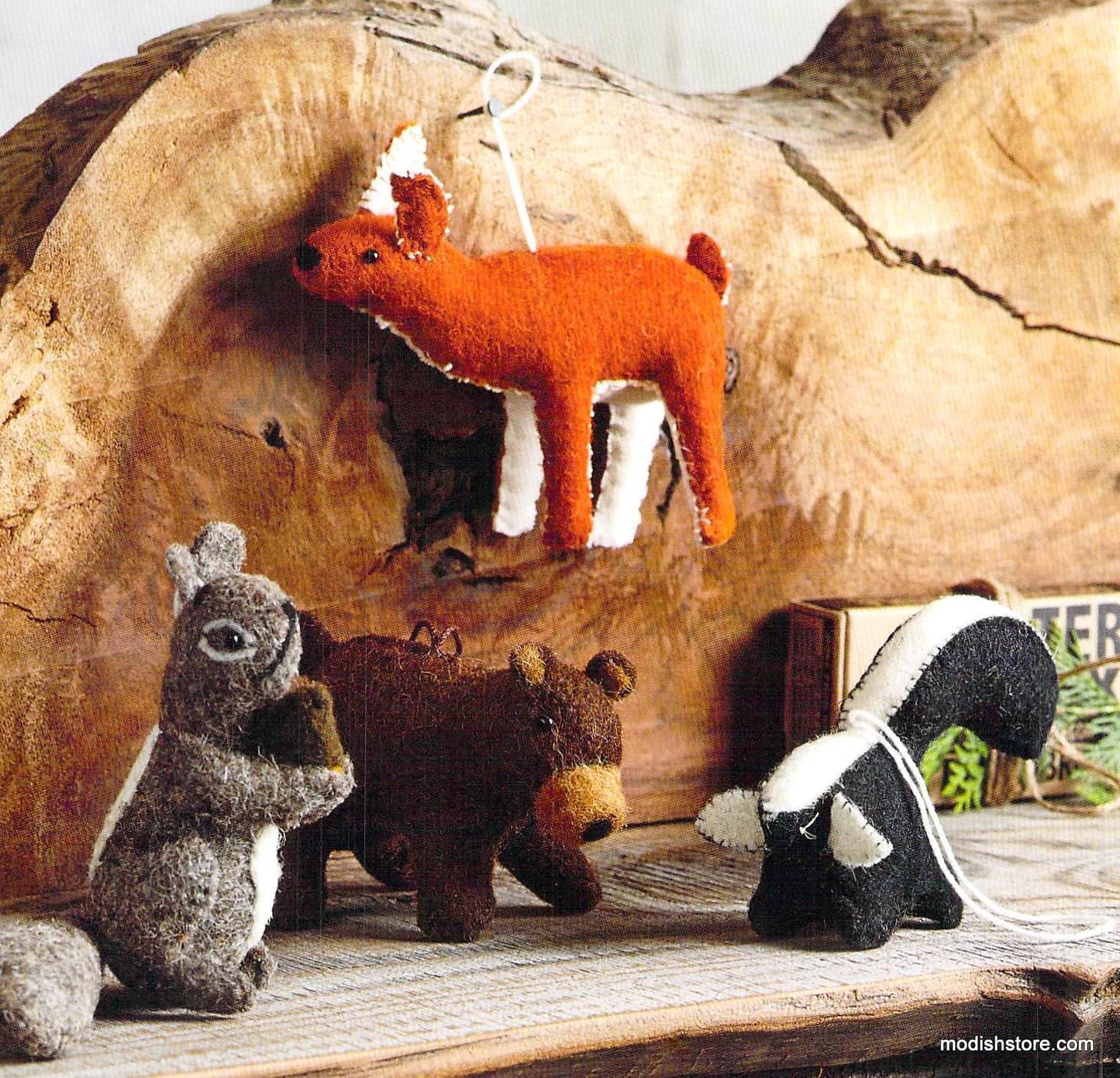 Roost Felted Forest Friends - Set Of 8