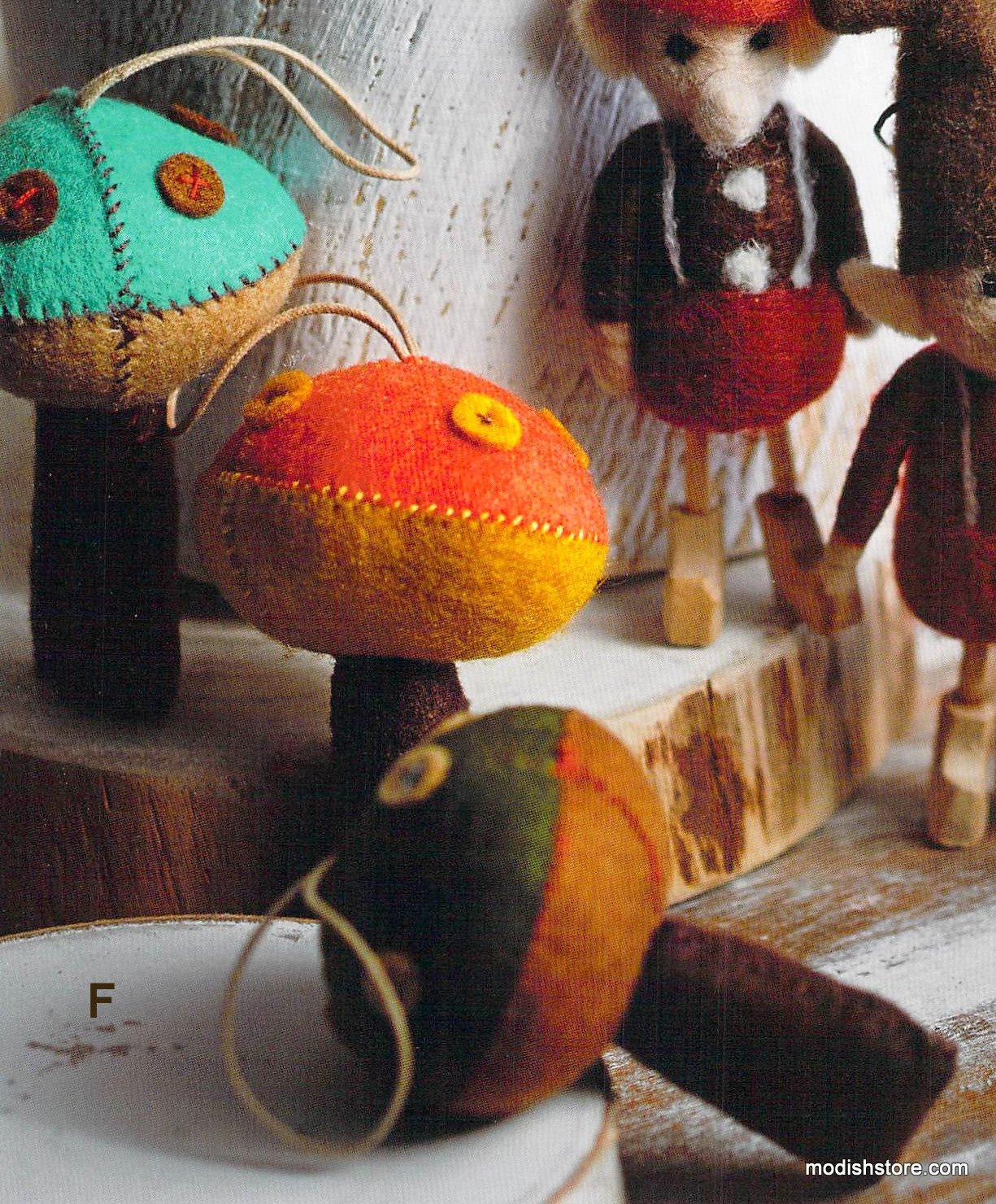 Roost Wooly Elf & Enchanted Mushroom Ornaments