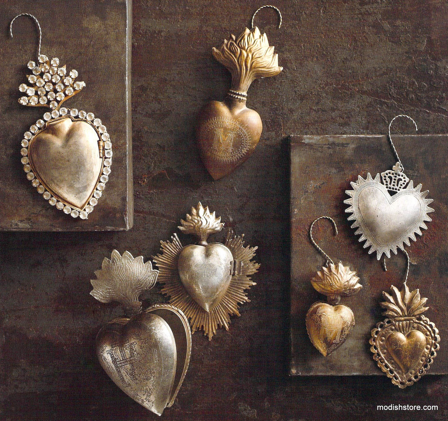 Roost Milagro Heart Ornaments