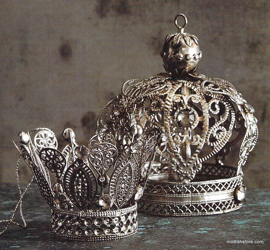 Roost Handmade Filigree Crowns - Set Of 6