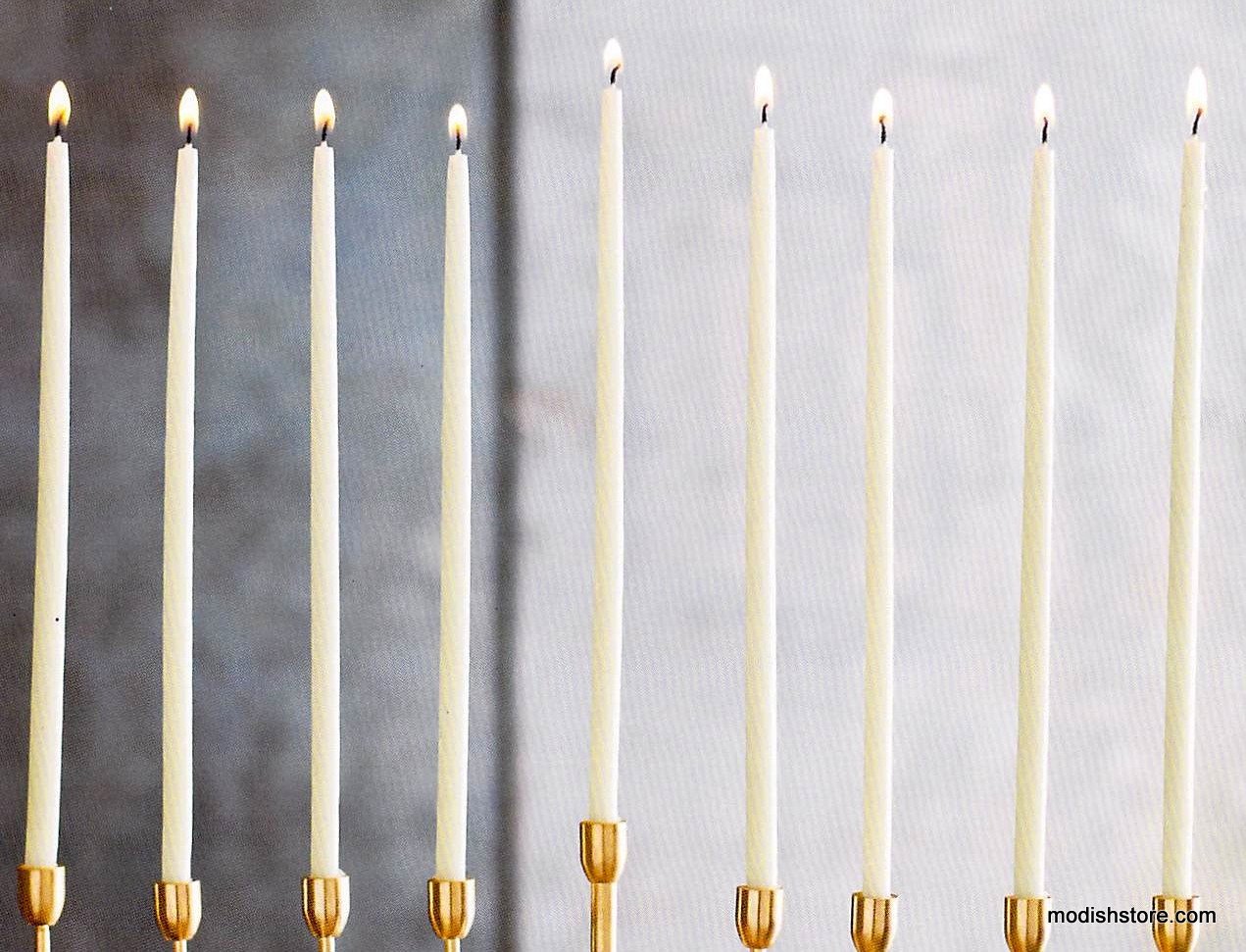 Roost Beeswax Thin Tapers - Set of 18