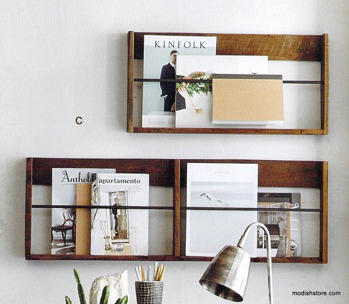 Roost Roubaix Teak Desk & Wall Racks