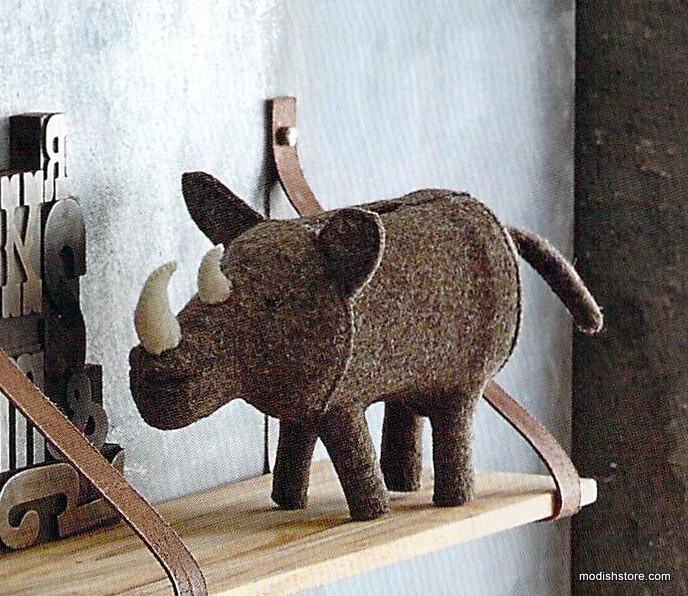 Roost Safari Felt Piggy Banks
