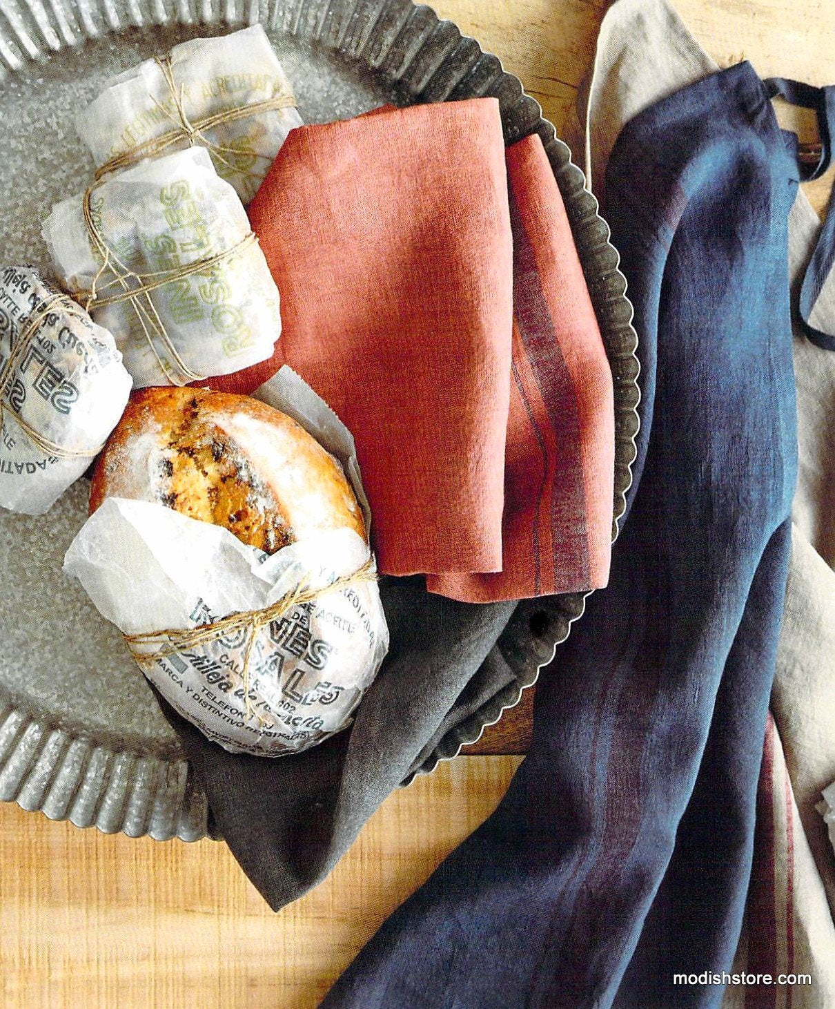 Roost Washed Linen Chefs Towels / Aprons