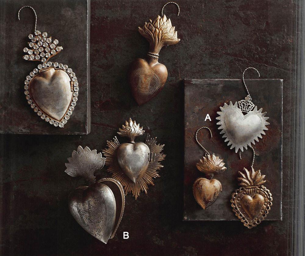 Roost Milagro Heart Ornaments