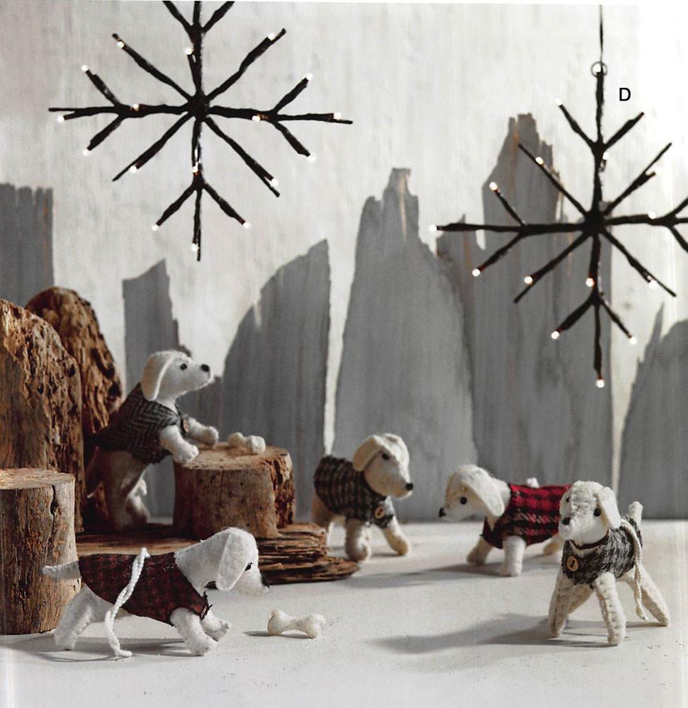 Roost Lighted Branchy Star - Set Of 4