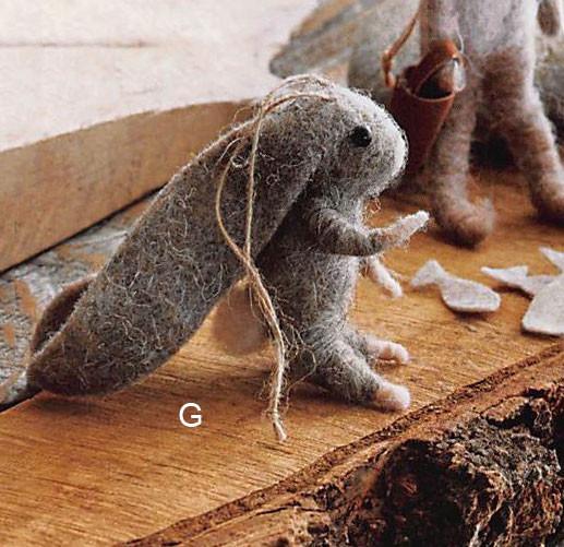 Roost Fishin Cat & Floppy-Ear Bunny Ornaments - Set Of 12