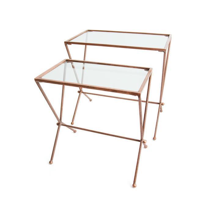 Set of Two Trevoli Nesting Tables by GO Home