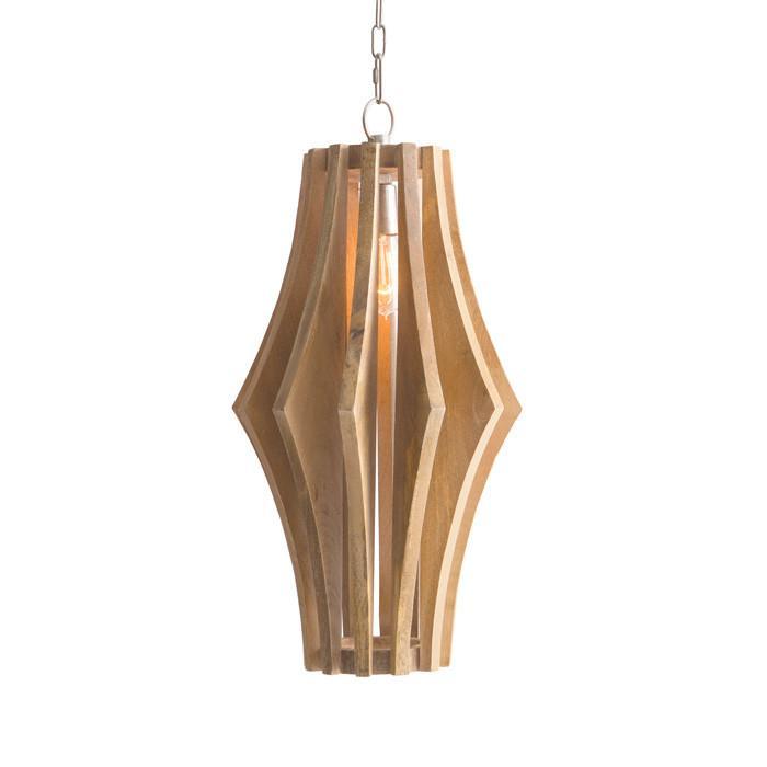 Hays Wooden Pendant by GO Home