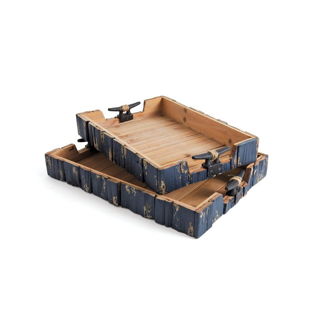 Cleat Handle Trays - Set Of 2 by GO Home