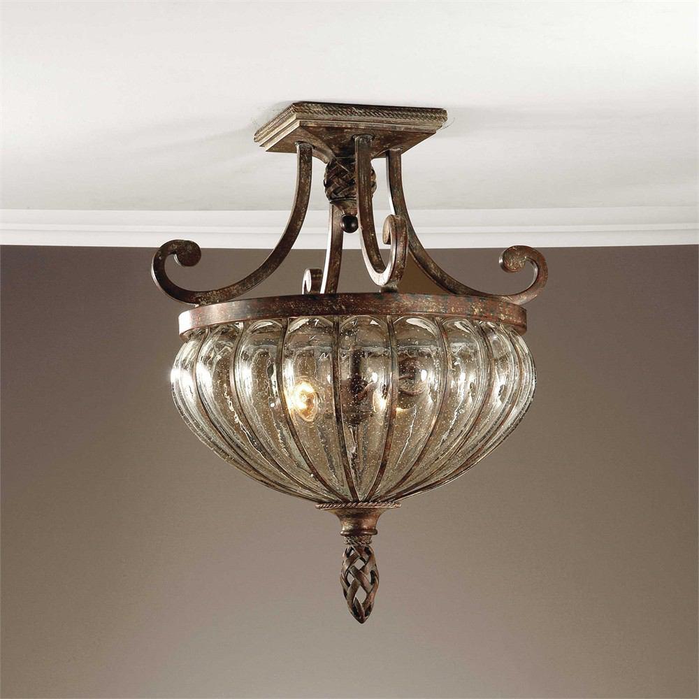 Uttermost Galeana 2 Lights Semi Flush Mount