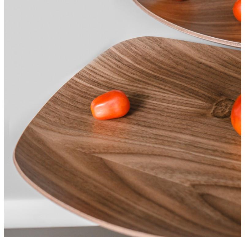 Gold Leaf Design Group Wood Square Tray - Set of 3