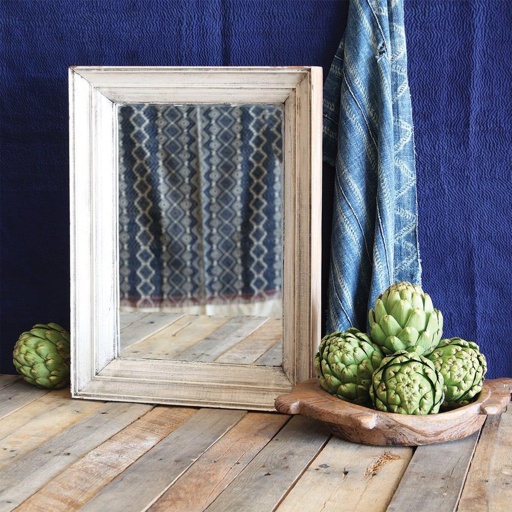 HomArt Argo Wood Mirror - White