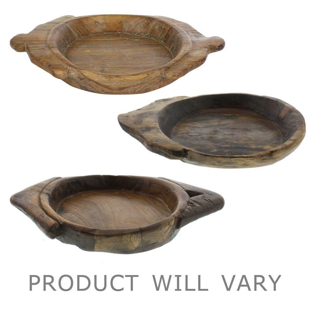 HomArt Salvaged Wood Dough Bowl - Small