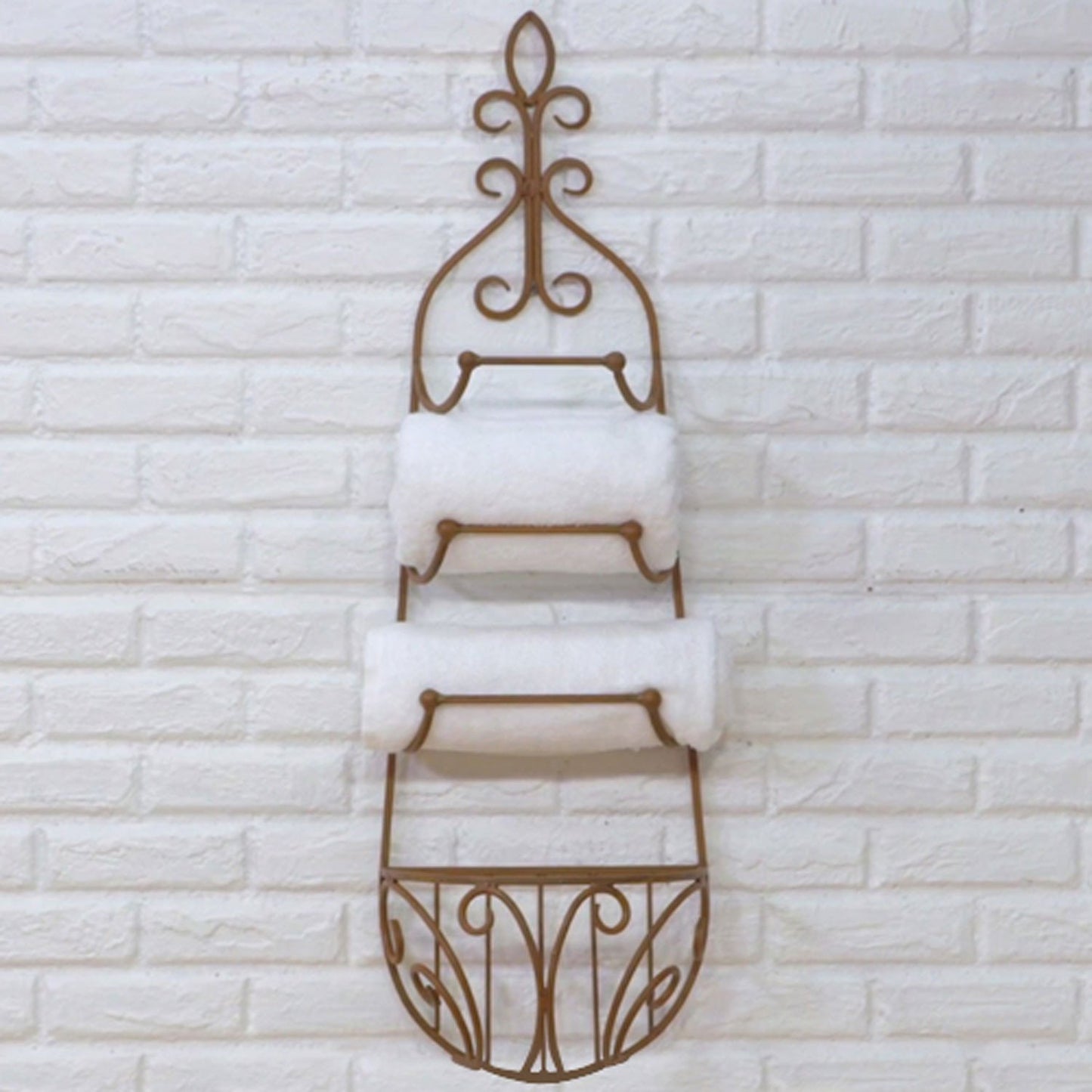 Kalalou Rustic Towel Rack With Bracket