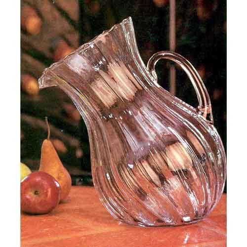 Kalalou Ribbed Tilted Pitcher