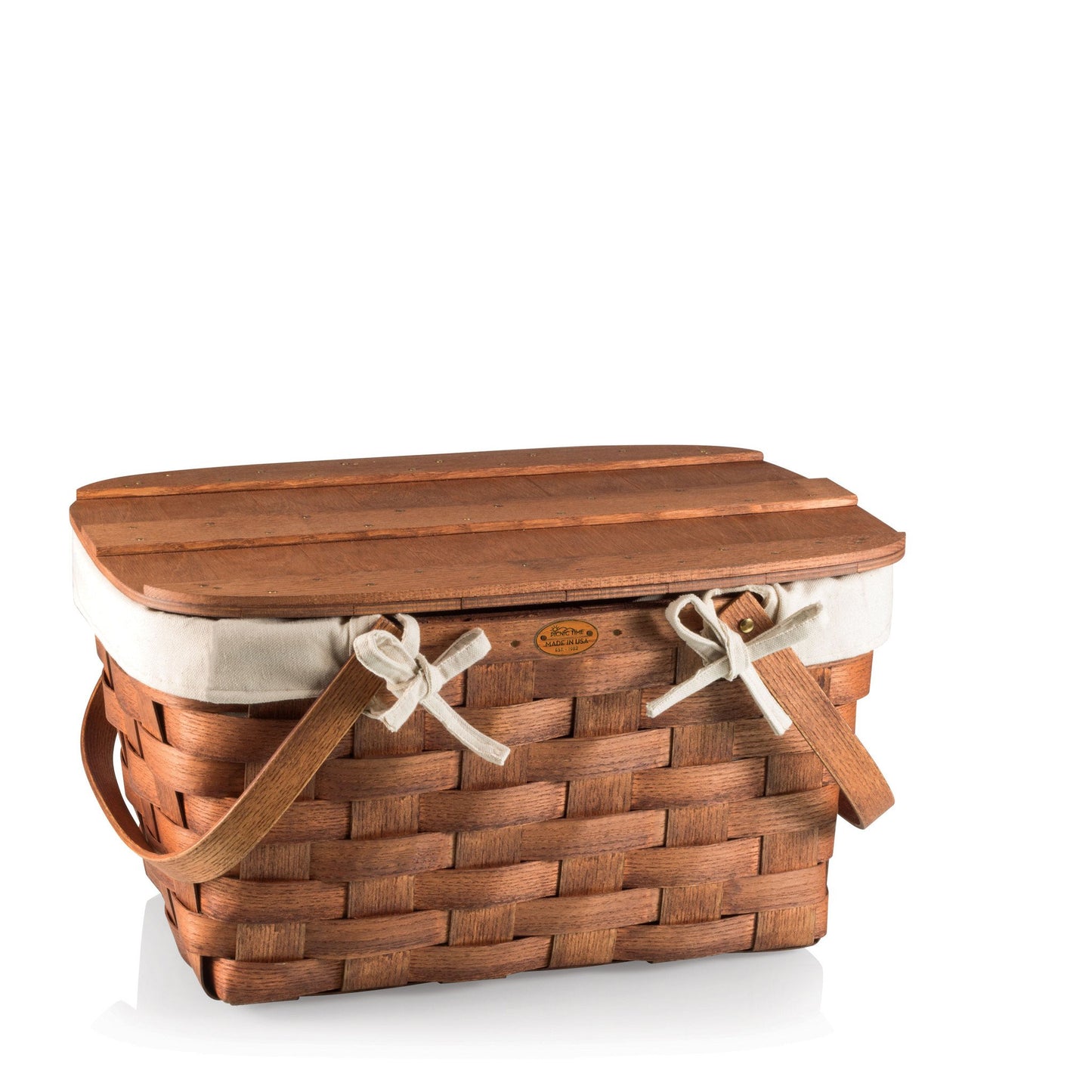 Picnic Time Prairie Picnic Basket with Lining