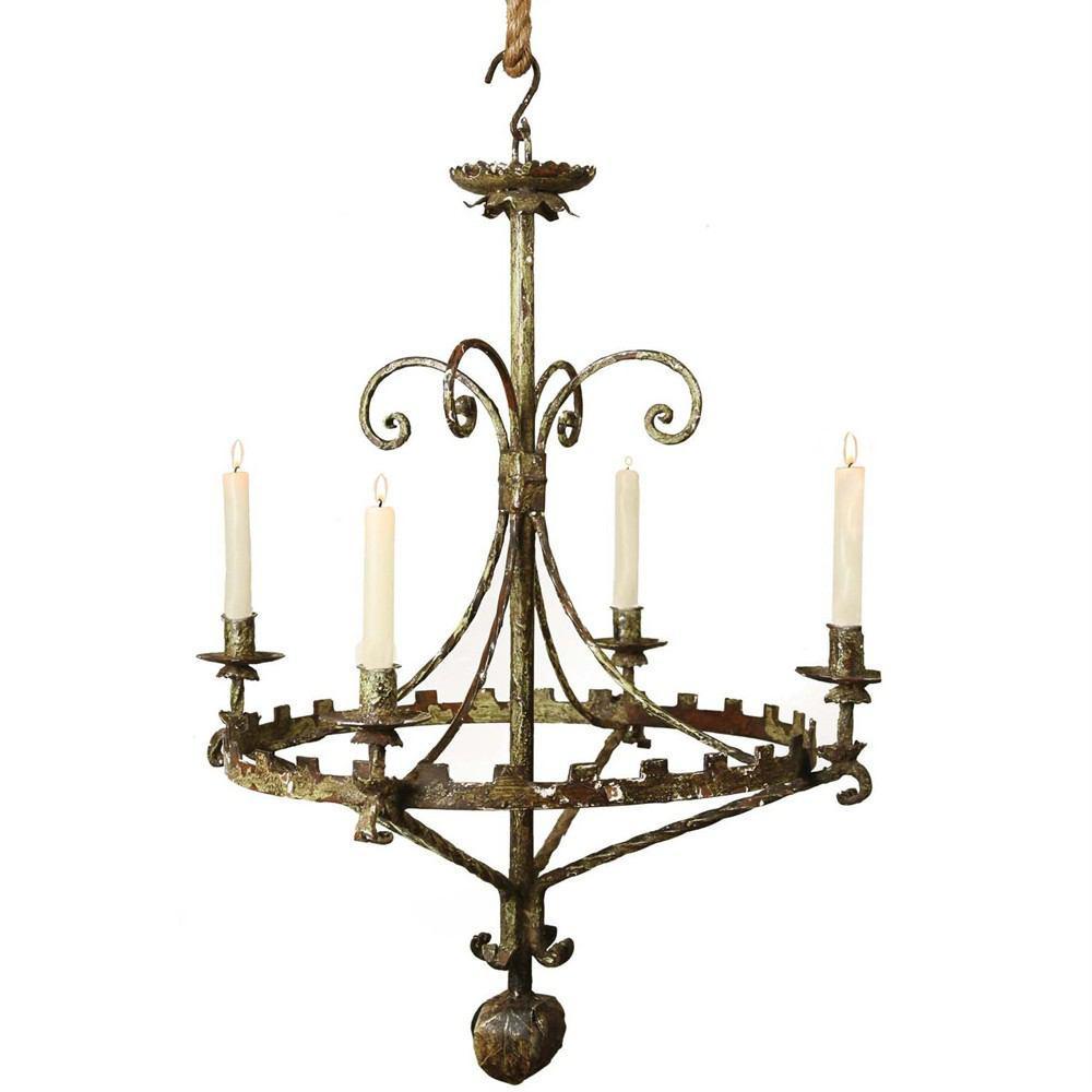 HomArt Tuileries Chandelier - Taper - Antique Green - Feature Image