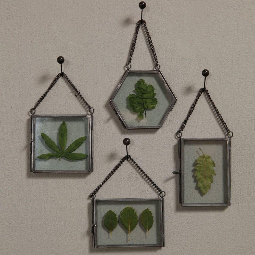 HomArt Pierre Ornament Frames - Set of 12 - 3 Each - Zinc