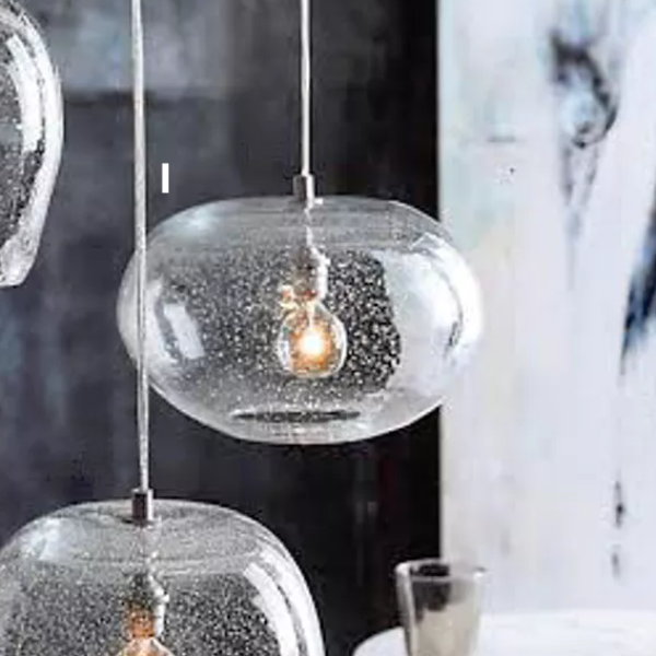 Roost Seeded Glass Pendant Lamps