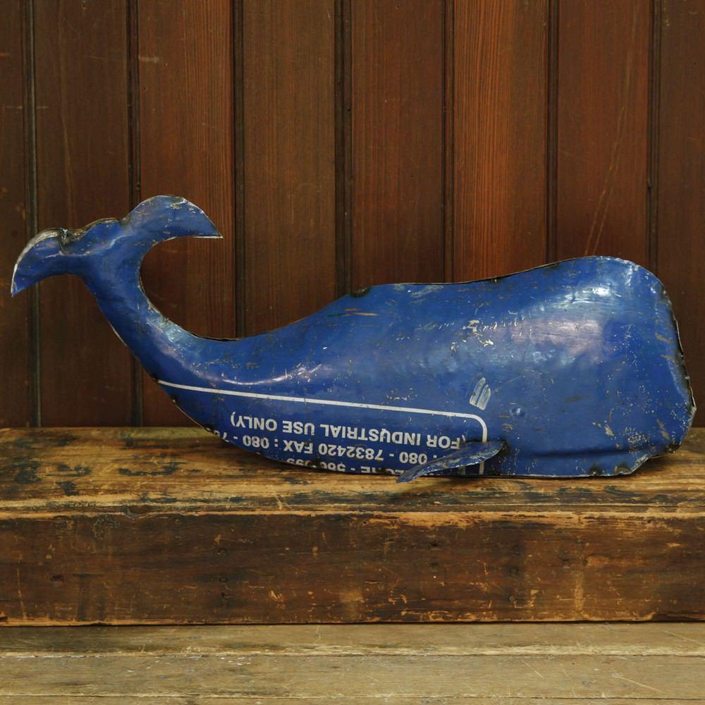 HomArt Reclaimed Metal Whale