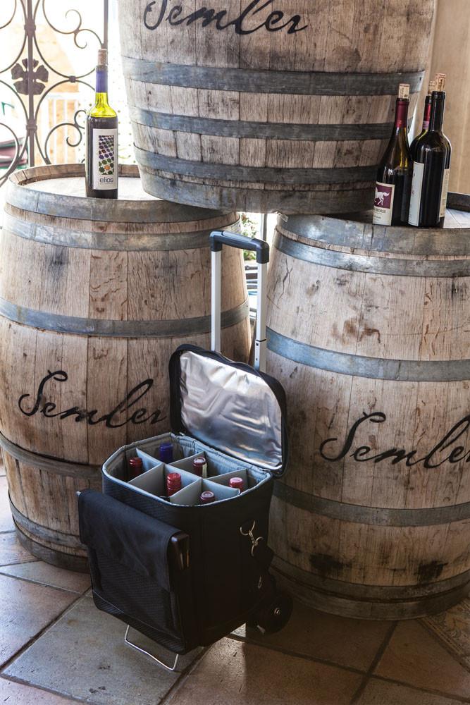 Picnic Time Cellar Wine Tote and Cooler - Set of 2