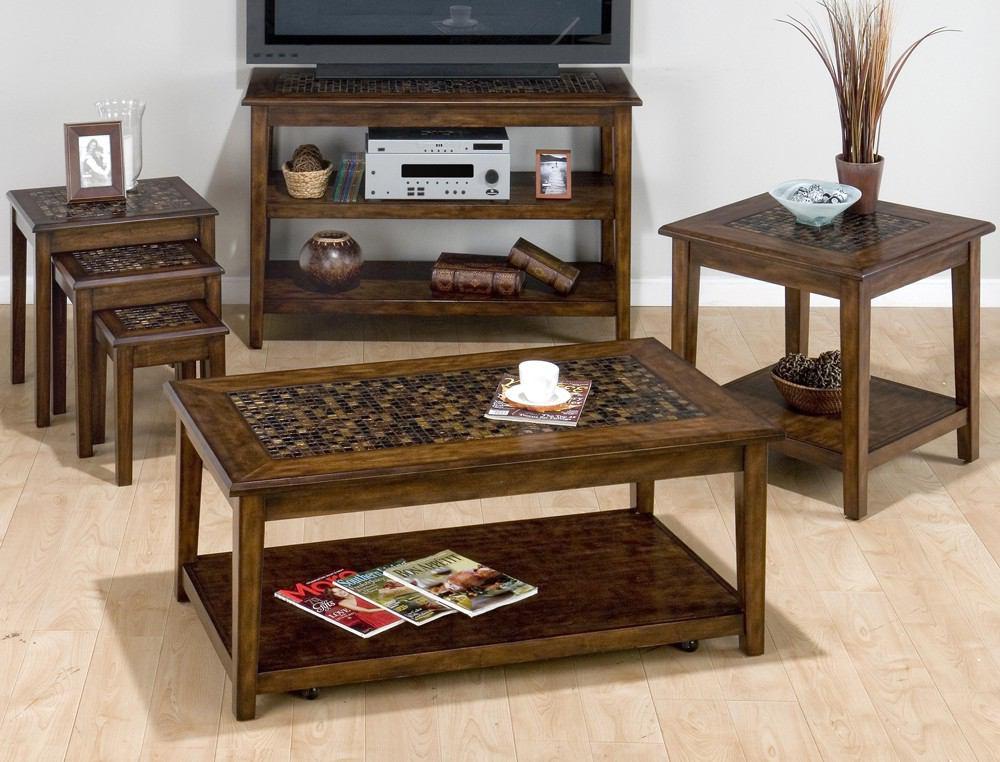 Jofran Baroque Brown End Table