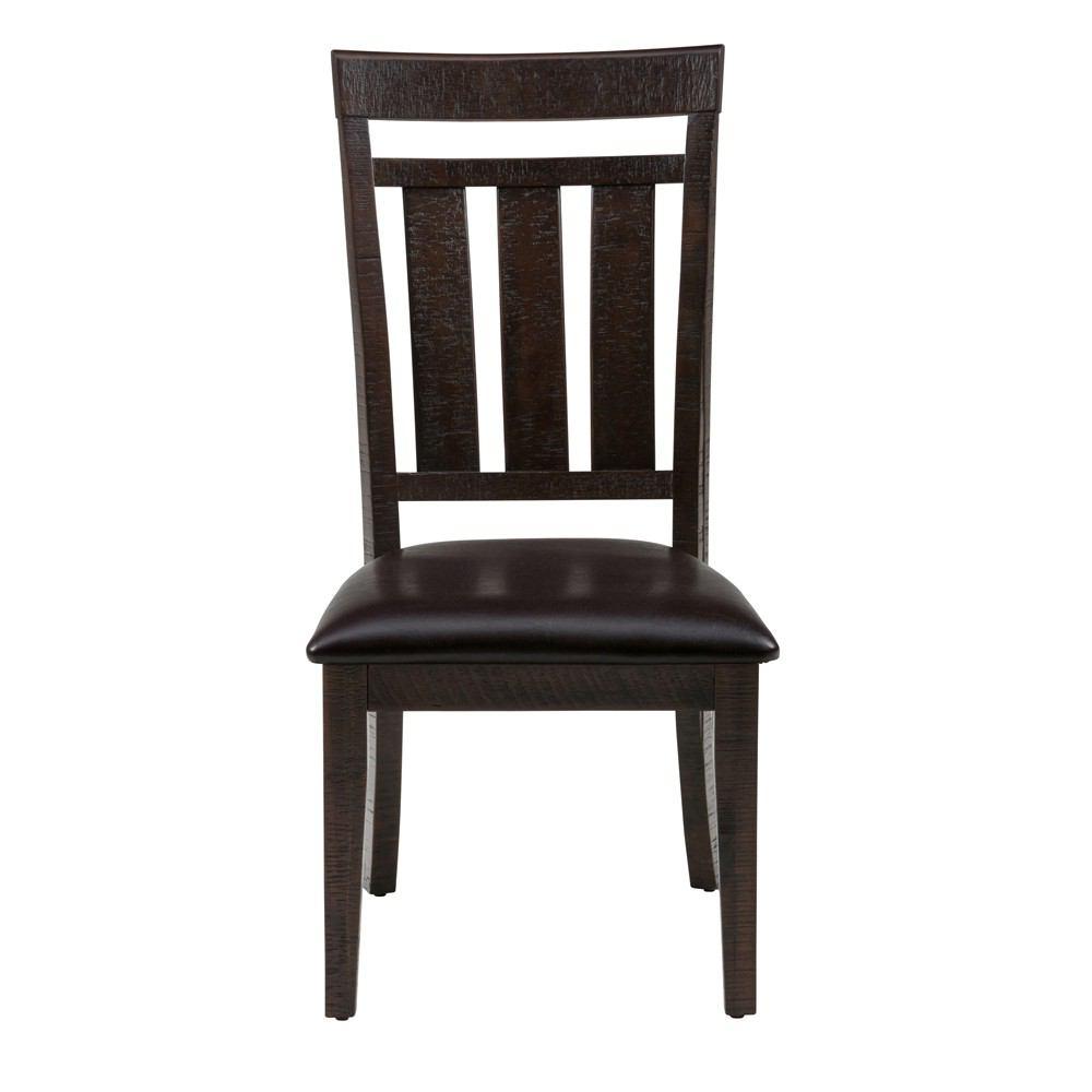 Jofran Kona Grove Upholstered Slat Back Dining Chair