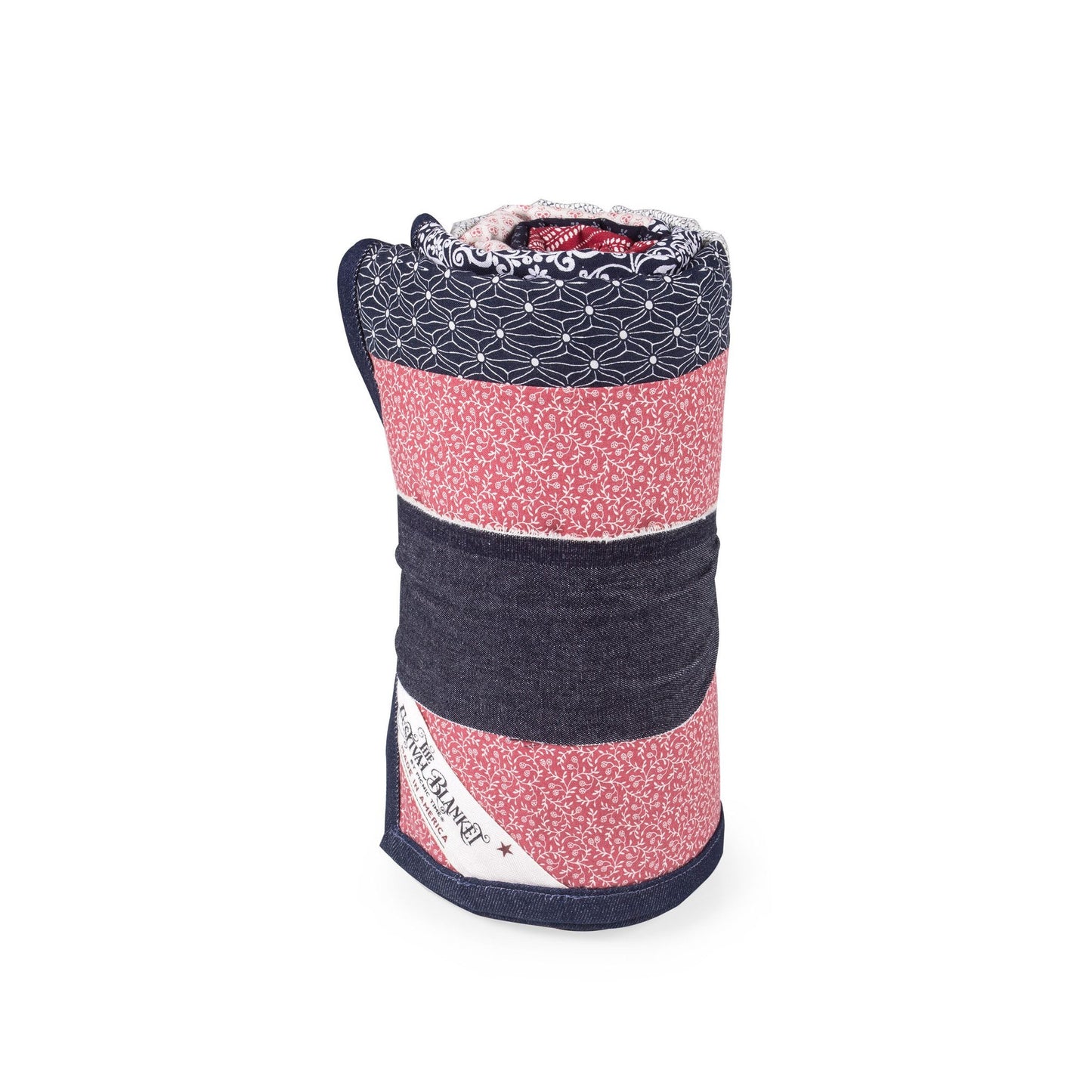 Picnic Time Festival Blanket Patchwork Amercian Made - Set of 2
